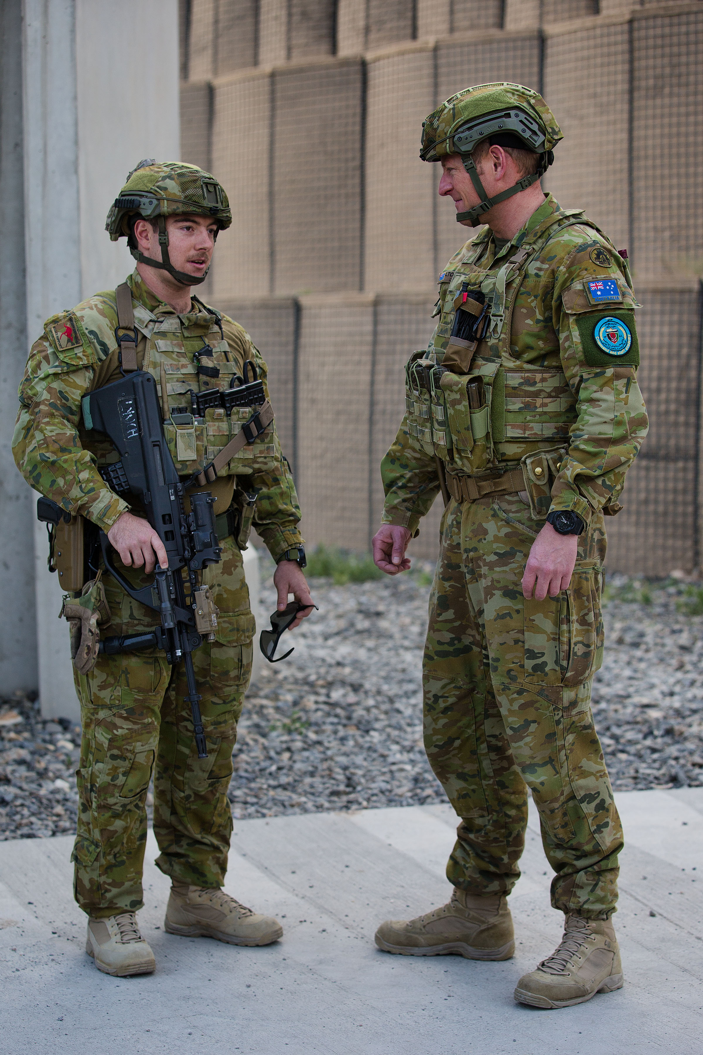 Soldiers standing