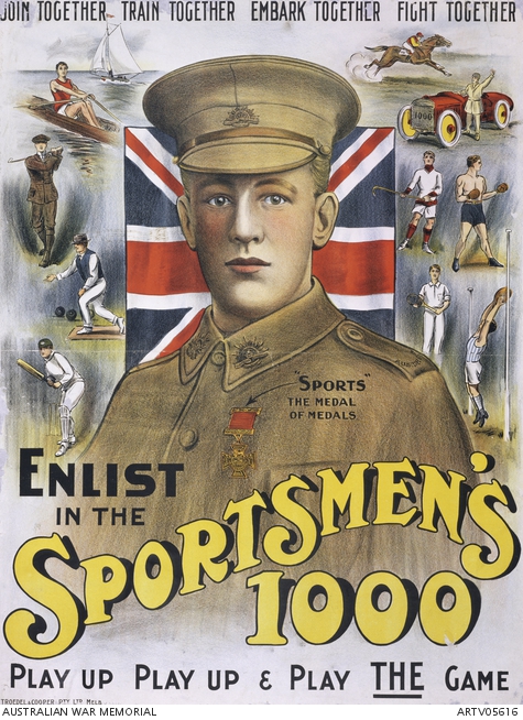 Army Sport enlistment poster.