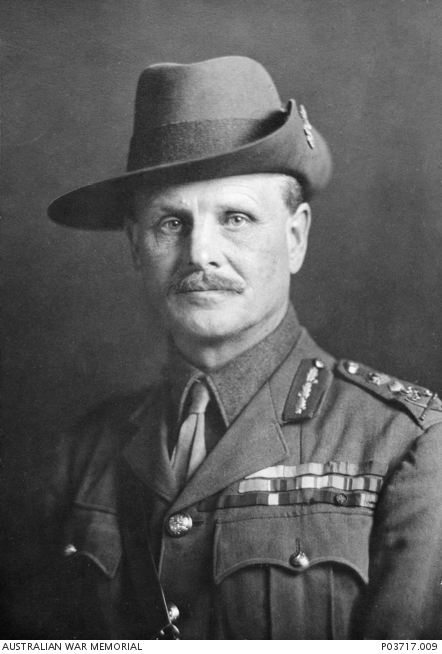 Portrait of General William Riddell Birdwood GCB, GCMG, GCVO, KCB, wearing a slouch hat.