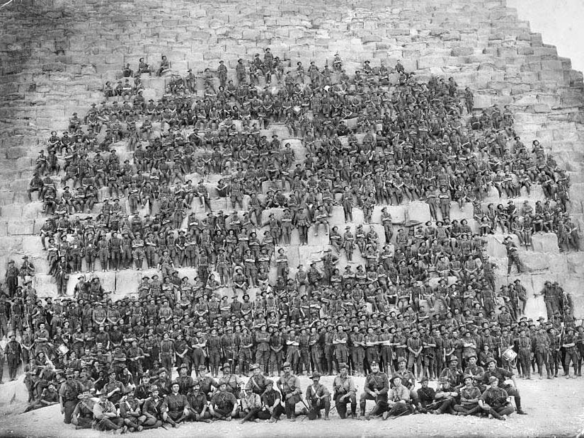 Group portrait on the Pyramid