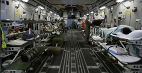 Stacking of patients on NATO stretchers