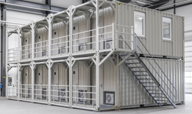 Image of Stackable mine sight accommodation for potential transport of capability solution