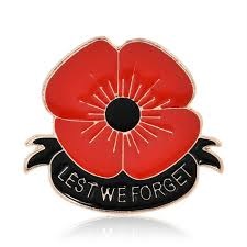 Badge of a poppy