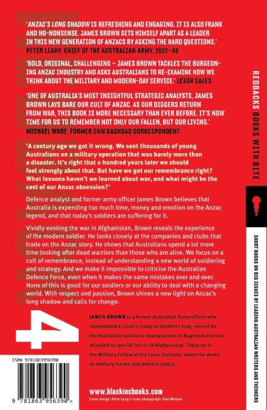 Anzac's Long Shadow_Back cover