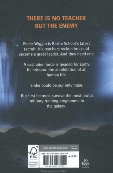 Ender's Game_Back cover