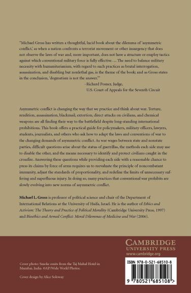 Moral Dilemmas of Modern War_Back cover