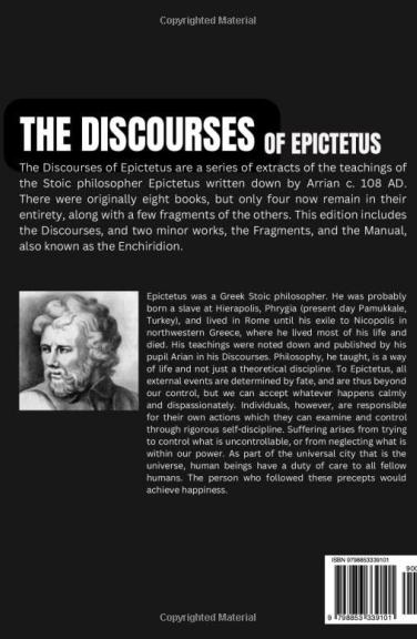 The Discourses_Back cover