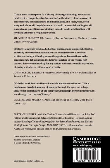 The Evolution of Strategy_Back cover