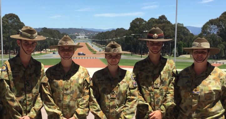 Cadets at the AWM.