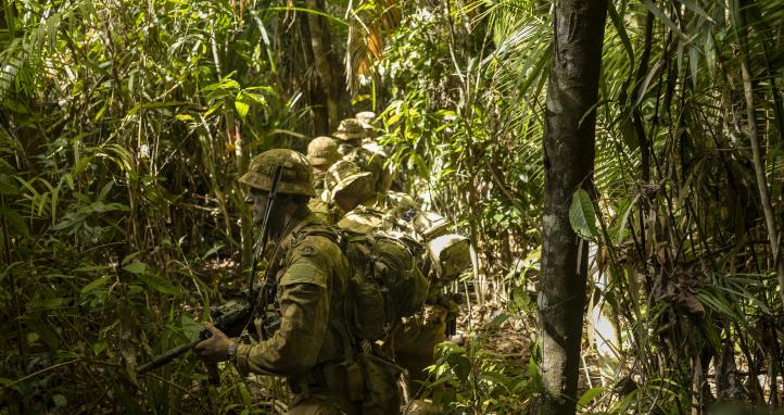 Australian Army troopers from 2nd Cavalry Regiment