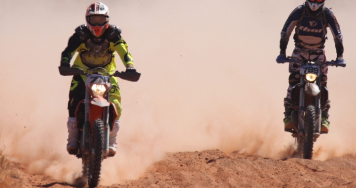 Soldier racing in the 2021 Fine Desert Race.