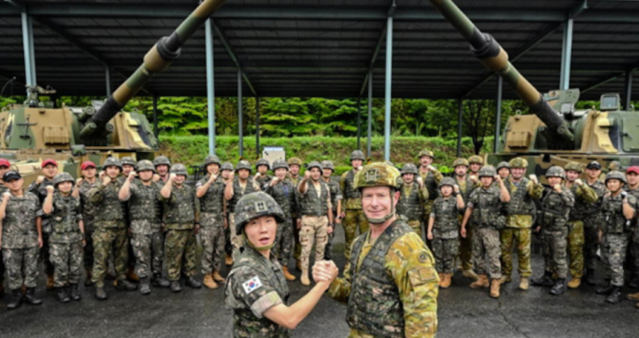 ADF gunners complete familiarisation training in South Korea