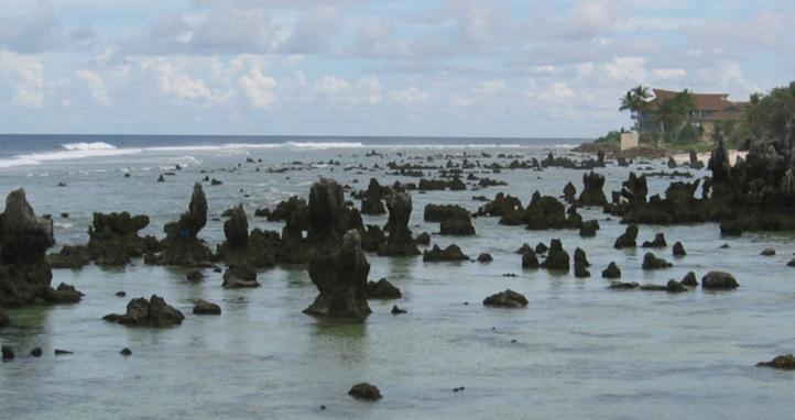Coral reef on Nauru