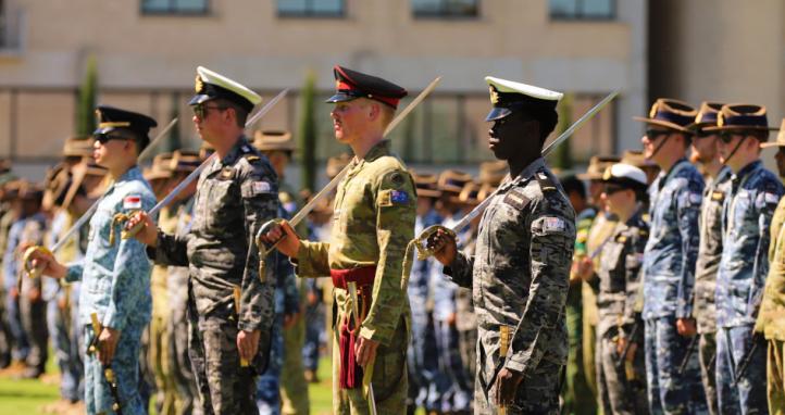 CDF Parade rehearsal