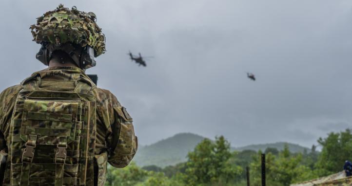 An Australian Army soldier.