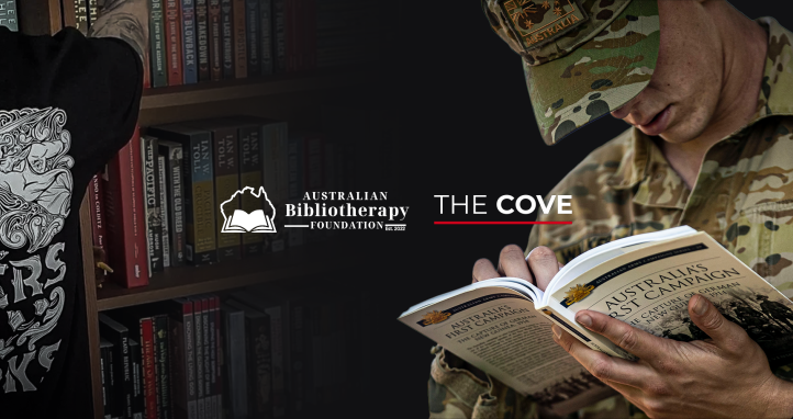 The Cove and Australian Bibliotherapy Foundation Cover