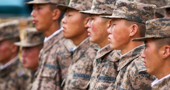 Mongolian Armed Forces engineers