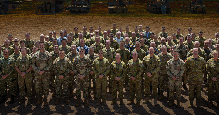 Group photo of Ex Pozieres march attendees