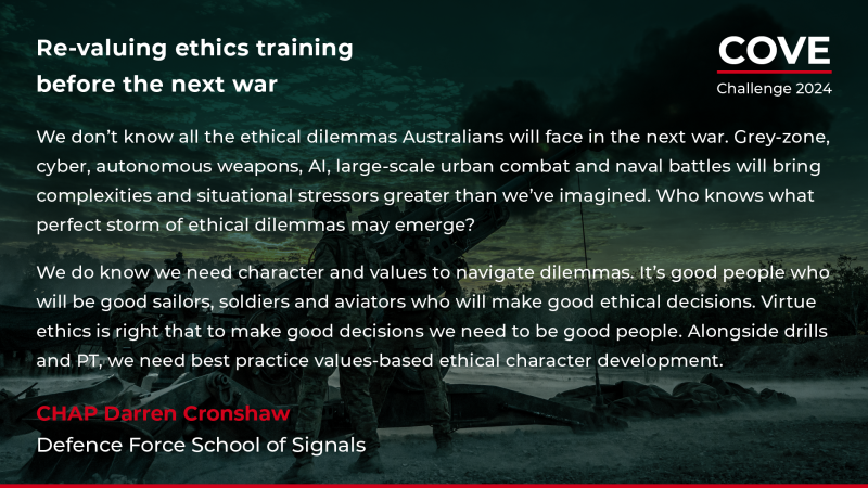 Re-valuing ethics training before the next war