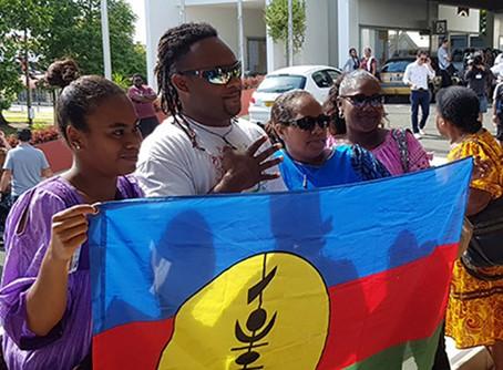 New Caledonian independence protesters.