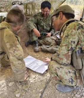 Australian and Japanese conducting a ROC drill for upcoming tactical actions for the MDB.
