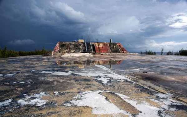 Nuclear testing site aftermath