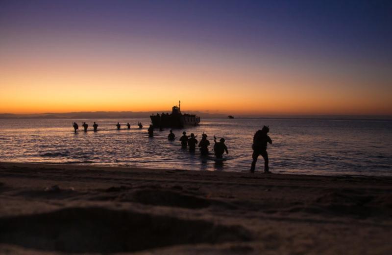 Multinational Amphibious Landing during Exercise Talisman Sabre 21