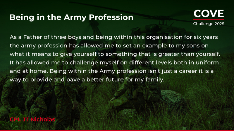 Cove Challenge 2025 - CPL JT Nicholas
