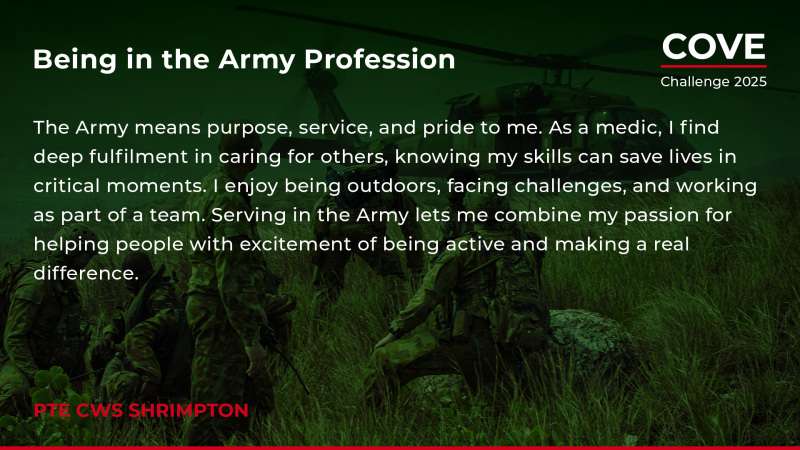 Cove Challenge 2025 - PTE CWS Shrimpton