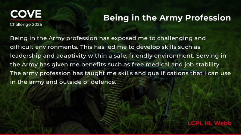 Cove Challenge 2025 - LCPL HL Webb