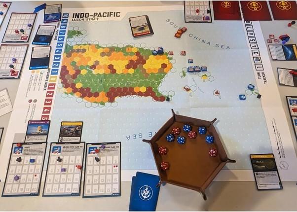 Photo of the game being played