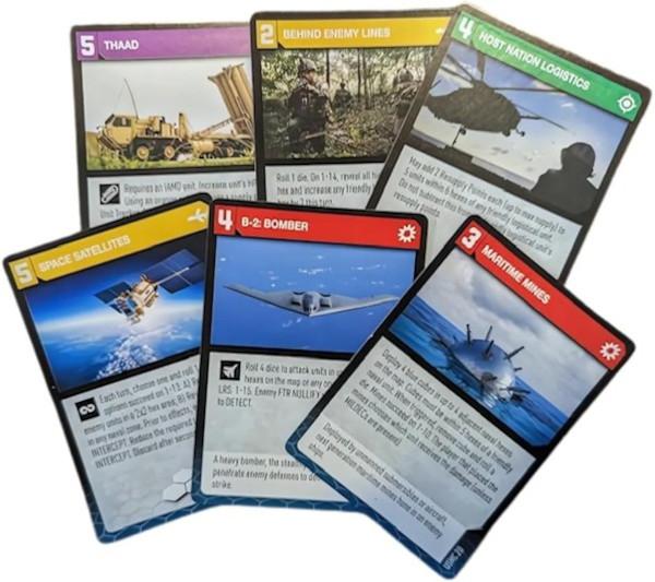 A selection of cards from the game