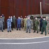 Defence officials mark the creation of the International Coordination Centre at Headquarters Joint Operations Command for assistance to Tonga.