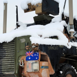 Snow on a Bushmaster.