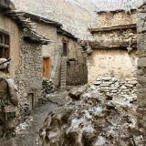 A soldier in Wanat, Afghanistan.