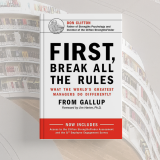 Book cover of 'First, Break All The Rules'.