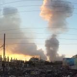 Air Strike in Sana'a in 2015.