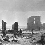 The centre of Stalingrad after liberation.