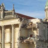 Cathedral of the Blessed Sacrament, Christchurch after the 2011 Earthquake.