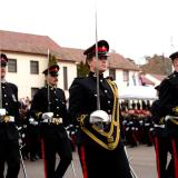 The Corps of Staff Cadets march past spectators and guests during the the 145th Royal Military College-Duntroon graduation parade, ACT.