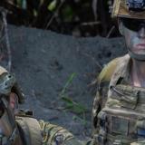 Australian Army soldiers prepare for rehearsals of the Counter-Landing Live Fire Exercise.