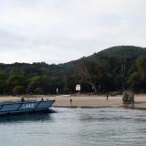 Royal Australian Navy LHD Landing Craft land ashore.