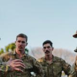 A soldier from the 6th Battalion, The Royal Australian Regiment, delivers orders to his section during the Duke of Gloucester Cup 2025, in Townsville, Queensland.