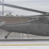 Australian Army UH-60M Black Hawk from 6th Aviation Regiment prepares to take off during the conduct of helicopter insertion and extraction training with the 2nd Commando Regiment at Holsworthy Barracks, Sydney, New South Wales.