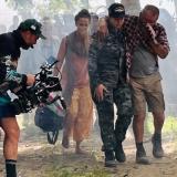 Director of Photography Jeremy Rouse films for the production of a bushfire scene in the new Defence advertising campaign for Navy careers ‘Live a Story Worth Telling’.