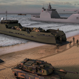Troops deploying in the littoral