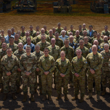 Group photo of Ex Pozieres march attendees