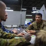 Soldiers planning and conducting large-scale combat operations during Ex. Yama Sakura 91 in Japan