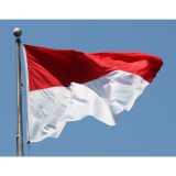 The Indonesian flag.