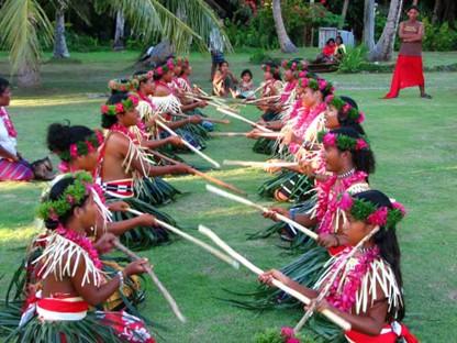 Traditional Yapese dancers